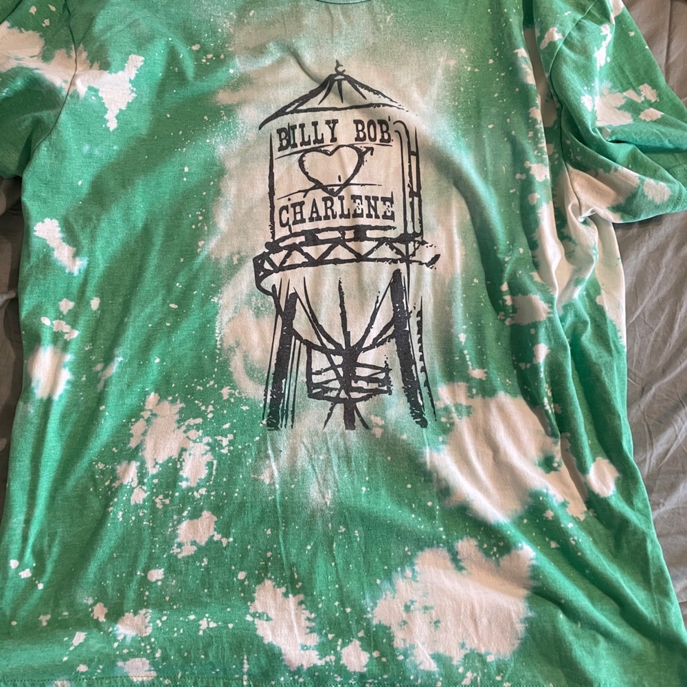 Green Tie-Dye Short Sleeve Tee